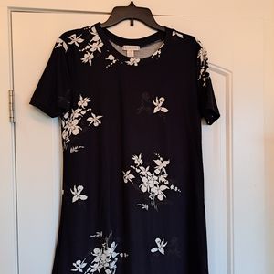 Black t-shirt dress